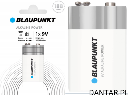 Bateria Blaupunkt 6LR61 LR9 alkaline power a1/12
