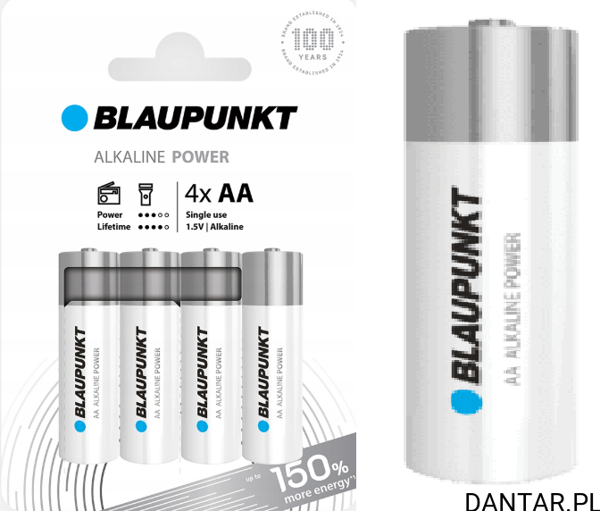 Bateria Blaupunkt LR6 AA alkaline power a4/12