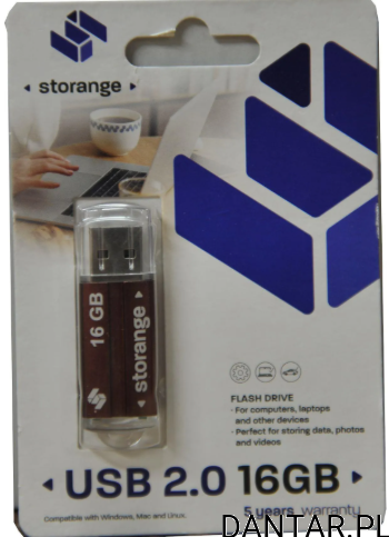 Pen drive USB 2.0 16GB Storage blue 