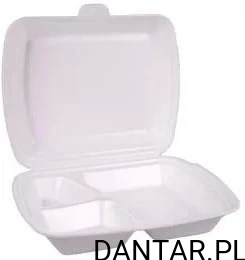 Pojemnik obiadowy styropianowy 3-dzielny HP4/3 a125/2