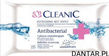 Chusteczki nawilżające Cleanic antybakteryjne a15/24