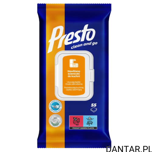 Ściereczki nasączane do kuchni Presto a55/12