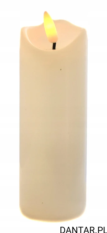 Świeczka led ze stałym knotem białe a1/12  8761