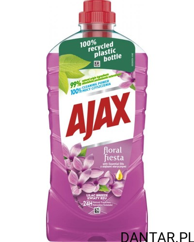 Ajax płyn do podłóg 1l kwiaty bzu fioletowy a1/12