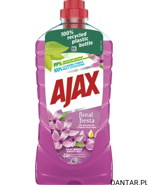 Ajax płyn do podłóg 1l kwiaty bzu fioletowy a1/12
