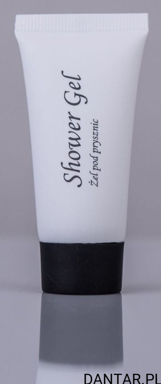 Żel pod prysznic 20ml w tubce hotelowy white a1/50/10 WH05