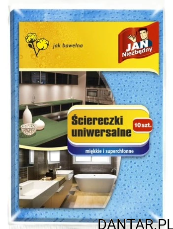 Ściereczki jak bawełna żółte Jan Niezbędny a10/15