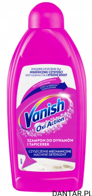 Vanish 500ml szampon do prania dywanów 