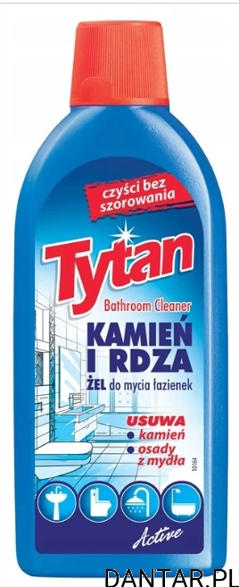 Tytan płyn do łazienek żel 500g kamień i rdza /18
