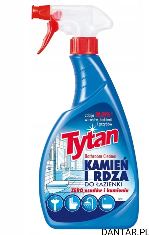 Tytan płyn do łazienek 500g kamień i rdza spray a1/12