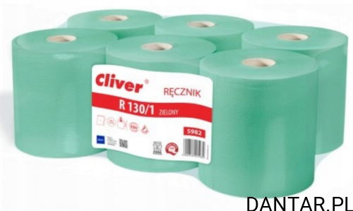 Ręczniki maxi makulatura zielony Cliver R130/1 5982  a1/6/360