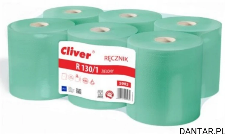 Ręczniki maxi makulatura zielony Cliver R130/1 5982  a1/6/360
