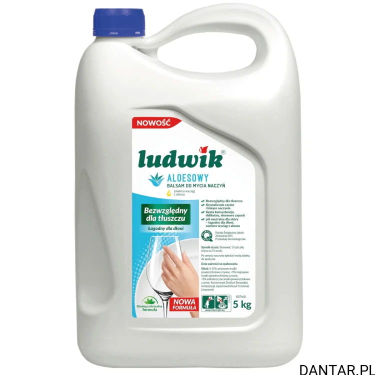 Ludwik 5L płyn do naczyń balsam aloes