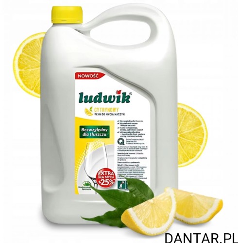 Ludwik 5L płyn do naczyń  cytryna a1