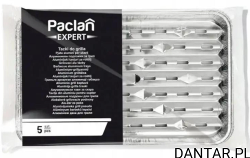 Tacka aluminiowa na grilla duża prostokątna a5 PACLAN /30