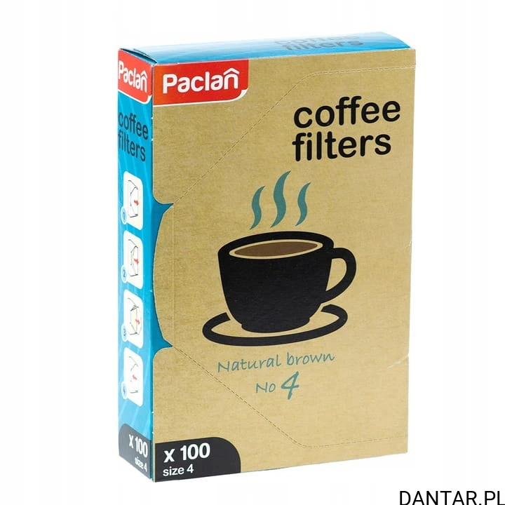 Filtr do kawy 4 Paclan a100/18  