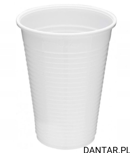 Kubek plastikowy biały 200ml *78 a100 B600673