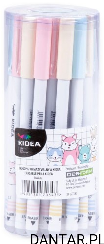 Długopis wymazywalny 0,7 Kidea