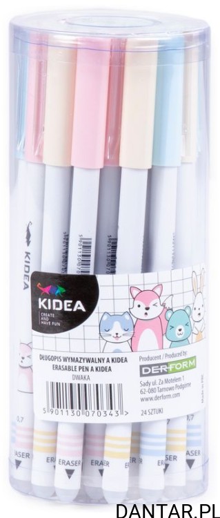 Długopis wymazywalny 0,7 Kidea