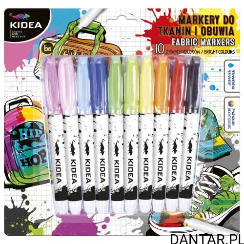 Markery do obuwia i tkanin Kidea a10