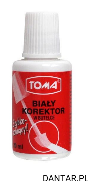 Korektor w płynie z pędzelkiem 20ml Toma TO-019 a1/10