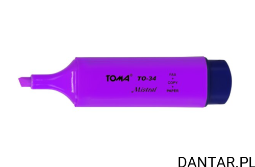 Zakreślacz fioletowy mistral TO-334FI Toma a1/10