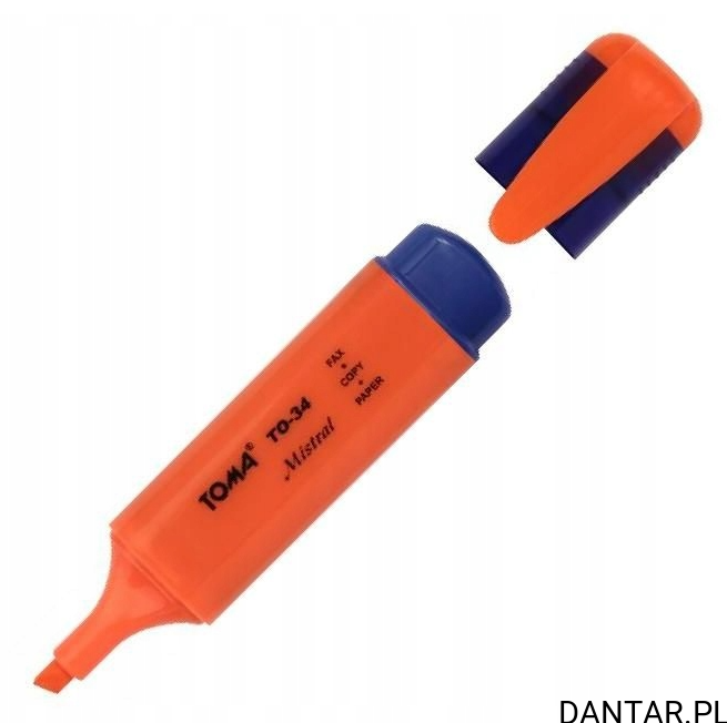 Zakreślacz pomarańczowy mistral TO-334PO Toma a1/10