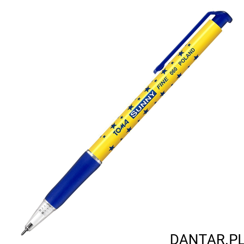 Długopis gwiazdka automat sunny niebieski TO-060 Toma a1/20 