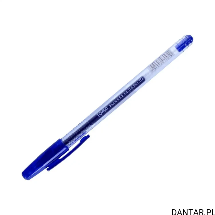 Długopis żelowy 0,5 student niebieski TO-071 Toma a1/20