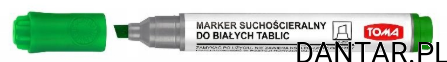 Marker suchościeralny ścięty zielony TO-267 a1/10