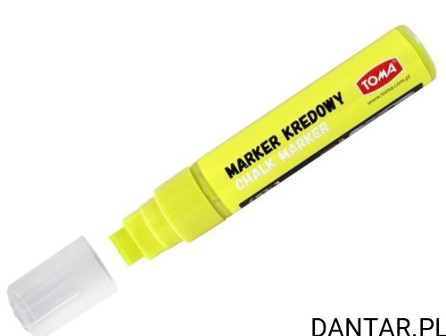 Marker kredowy gruby 8x15mm żółty TO-290 Toma a1/6