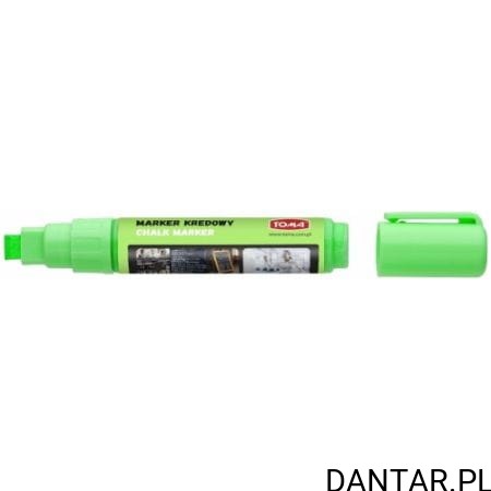 Marker kredowy płaski 8x5mm zielony TO-291 Toma a1/10