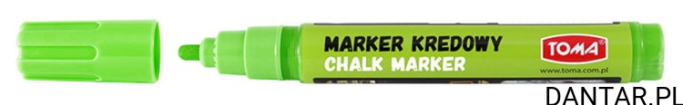 Marker kredowy 4,45mm zielony Toma  TO-292 a1/10