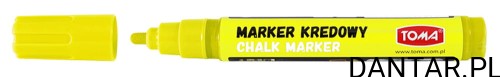 Marker kredowy okrągły 4,45mm żółty TO-292 Toma a1/10