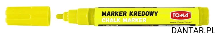 Marker kredowy okrągły 4,45mm żółty TO-292 Toma a1/10