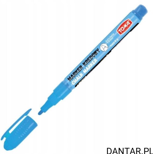 Marker kredowy okrągły 1,5mm jasno niebieski TO-293 Toma a1/10