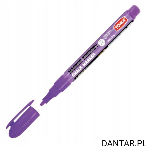 Marker kredowy okrągły 1,5mm fioletowy TO- 293 Toma a1/10