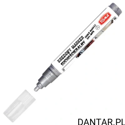 Marker kredowy okrągły 4,5mm srebrny TO-296 Toma a1/12 