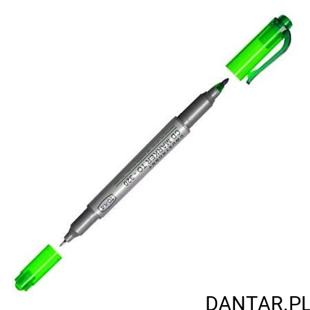 Marker dwustronny CD zielony TO-320 Toma a1/25