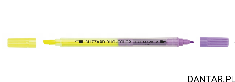 Zakreślacz Toma blizzard duo color żółto-fioletowy a1/10