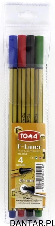 Toma Cienkopis TO-344 a4 mix
