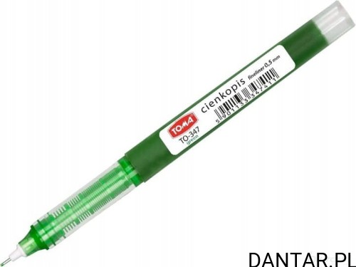 Cienkopis Toma kapilarny 0,5mm zielony TO-347 a1/10