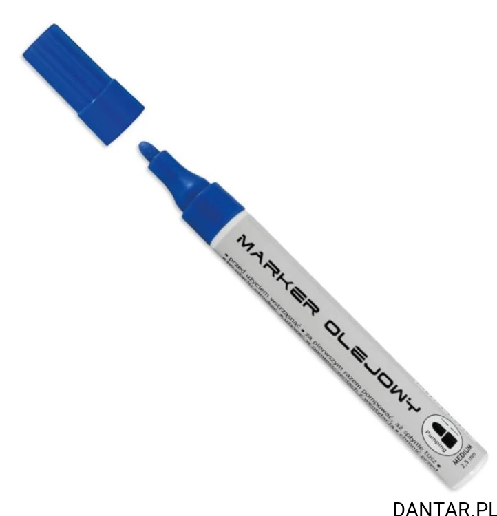 Marker olejowy niebieski Toma TO-420 a1/12