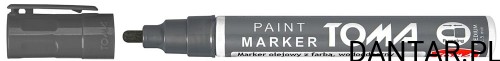 Marker olejowy okrągły 2,5mm szary TO-440 Toma a1/12