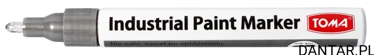 Marker olejowy industrial okrągły 2,3mm srebrny TO-450 Toma a1/12