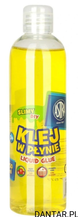 Klej w płynie żółty 250ml Astra