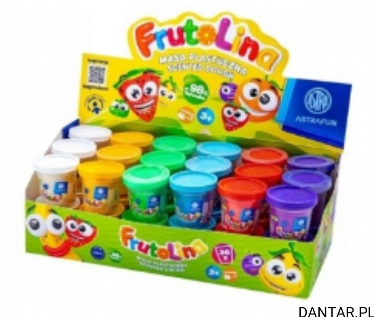 Masa plastyczna Astra Frutolina mix kolorów a1/36