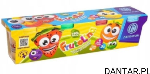 Masa plastyczna Frutolina 4 kolory Astra 