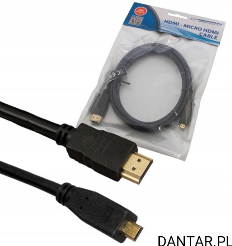 Kabel HDMI micro 2,0m ESPERANZA 