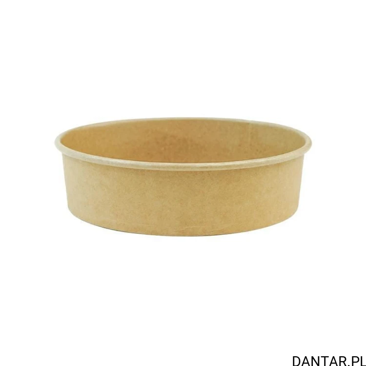 Pojemnik sałatkowy papierowy kraft 1300ml  Potcart1300PFFC a50/6